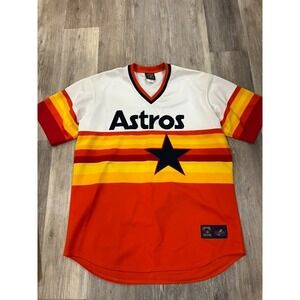 Vintage 90s Houston Astros MLB Cooperstown Collection Baseball Jersey Size 2XL